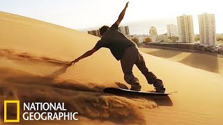 Sandboard sur la Dune du Dragon [upl. by Attenyt]