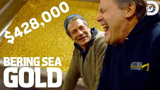 Half a Million in Gold Best Haul of the Year  Bering Sea Gold [upl. by Sou]