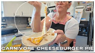 The Best Cheeseburger Pie Carnivore amp Keto [upl. by Celeste]