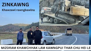 ZINKAWNG  MIZORAM HIGHWAY THAR  TRUCK in a hma a lo chawi  Khawzawl Rawngbawlna [upl. by Phillada]