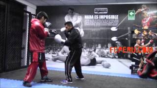 Clases de Boxeo avanzadas 🥊 Escuela de combate dirigida  Parte 2 [upl. by Noied]