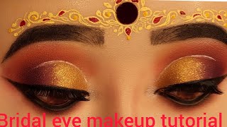 Bridal eye makeup tutorial as Jayanti ll please watch this video till end [upl. by Cheffetz628]