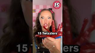 How many TWIZZLERS does it take to hold up a HUMAN BEING ⁉️ shorts youtubeshorts challenge [upl. by Ballard32]