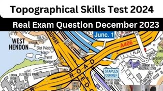 TFL Topographical skills Test 2024  Real Exam Question December 2023 sa pco [upl. by Silvestro]