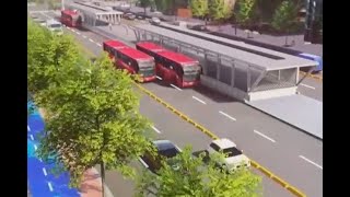 Así serán las troncales de Transmilenio por la avenida 68 y la Ciudad de Cali [upl. by Alinoel]