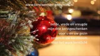 Kerstwens 2024 met mooie grappige kerstgedichten voor kerstkaart [upl. by Ardnaed]