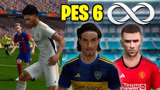 PES 6 INFINITTY PARCHE TEMPORADA 202324 beta  LIGA ARGENTINA [upl. by Eremehc]