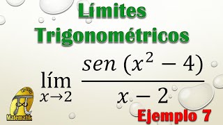 Límites trigonométricos  Límite trigonométrico con cambio de variable  Ejemplo 7 [upl. by Andrien747]