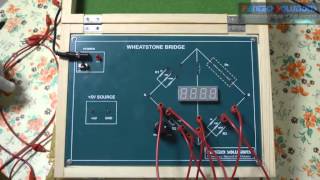 Wheatstone Bridge Trainer Kit pantechsolutions eeeprojects [upl. by Kitchen]