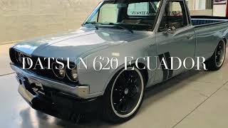 DATSUN 620 DATSUN 620 MINITRUCK JDM JAPAN LOW LOWTRUCK TRUCK JAPAN JDM WEBER BILSTEIN [upl. by Ynotna251]