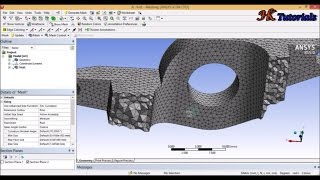 4 Ansys tetrahedron meshing method [upl. by Ordnassela]