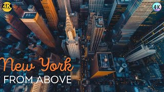 SCREENSAVER 4K  Mac OS ScreenSaver  New York from Above [upl. by Kcinimod]