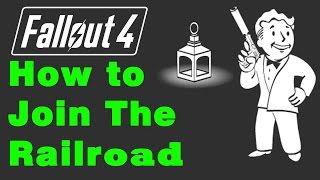 Fallout 4 How to Find the Railroad Faction Road to Freedom Quest Guide Railroad Achievement [upl. by Charley]