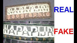 Real vs Fake Napapijri jacket How to spot counterfeit Napapijri [upl. by Ynnor]