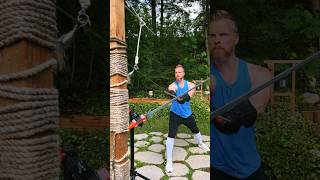 Break and thrust longsword drill hema [upl. by Strickland]