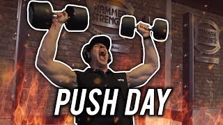 PUSH WORKOUT BORST SCHOUDERS amp TRICEPS [upl. by Felicio]