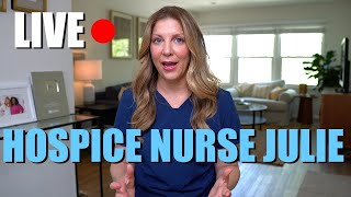 LIVE at 5 with Hospice Nurse Julie [upl. by Nnalorac]