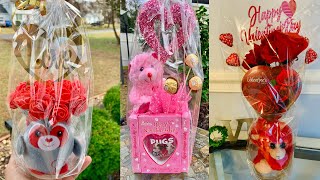 DOLLAR TREE VALENTINE GIFT IDEAS CHEAP amp EASY VALENTINE DIY [upl. by Nniroc]