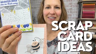 Use Your Scraps 6 Scrap Card Designs To Try Today [upl. by Nylesor]