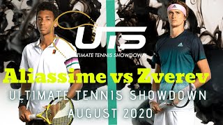 Ultimate Tennis Showdown Aliassime vs Zverev Full Match and Sudden Death [upl. by Bohun]