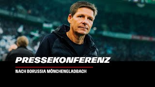 quotVöllig verdienter Siegquot I Pressekonferenz nach Borussia Mönchengladbach [upl. by Peper400]