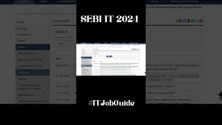 Update SEBI 2024 Admit card released 👨‍🎓🧑‍💻🔥 sebirecruitment sebi sebiadmitcard shorts [upl. by Vasiliki559]