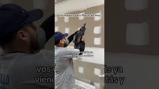 🔥Encintadora para Pegado de Cinta de Papel en Placa de Yeso Durlock Drywall [upl. by Corene]