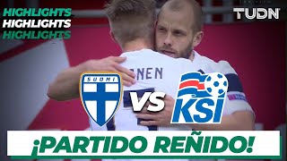 HIGHLIGHTS  Finlandia vs Islandia  UEFA International Friends  TUDN [upl. by Nirihs]