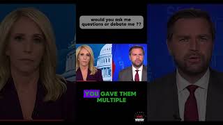 JD Vance blast CNN reporter Dana Bash shorts [upl. by Nywg678]