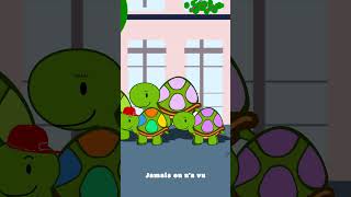 la famille tortue short  paroles [upl. by Witha]