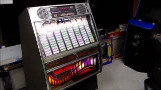 Vintage 1989 Rock Ola 498 Jukebox Fully Repaired And Playing Great [upl. by Orin285]