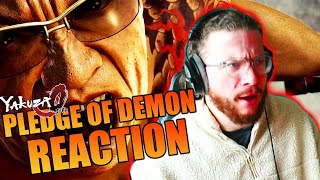 INCREDIBLE GUITAR  PLEDGE OF DEMON YAKUZA 0 OST REACTION [upl. by Anirehtak751]