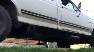 Flowmaster Exhaust 1987 Ford F150 302 EFI [upl. by Publus444]