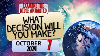 🔵 WHAT DECISION WILL YOU MAKE ✅ EXAMINE THE BIBLE ANIMATED [upl. by Blas842]