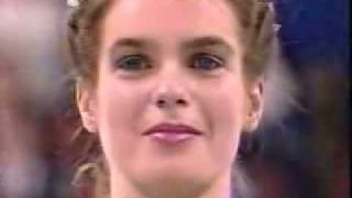 Katarina Witt 1987 Worlds medal ceremony2 [upl. by Oizirbaf318]