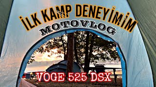 Voge 525 DSX Motovlog  Kampta Başıma GELENLER  Motosiklet Ve Kamp [upl. by Shriver]