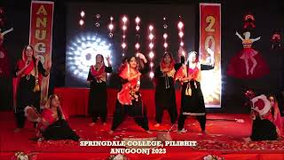 Bhangra in Anugoonj Annual Function 2023  Springdale College Pilibhit [upl. by Austine]