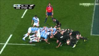 Pumas scrum dominates New Zealand [upl. by Eilema]