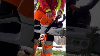 Stihl MS 462 Bj 2022 ohne Mtronic  Kaltstart  63 cm Sägenspezischiene [upl. by Monreal]