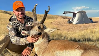 4 Days Hunting Pronghorn amp Camping in the Wild West [upl. by Nylarej625]