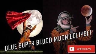 LIVE Hosting Super moon eclipse [upl. by Glynias123]