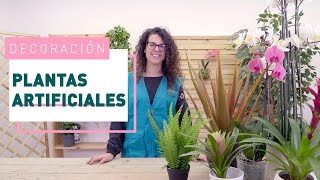 Cómo decorar con plantas artificiales y sus cuidados  Decoración en VERDECORA [upl. by Elly487]