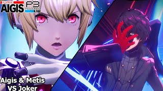 Joker Vs Aigis amp Metis  Persona 3 Reload Episode Aigis [upl. by Ordisi706]