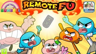 The Amazing World of Gumball Remote Fu  Fight for your Right to Watch TV Cartoon Network Games [upl. by Galateah]