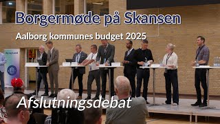 Aalborg Kommunes budget 2025  Afslutningsdebat med Clement Kjersgaard [upl. by Raynold]