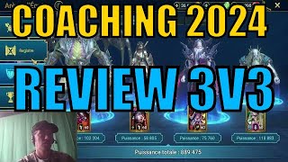 COACHING 2024 43 ON REVOIT TOUT LE 3V3  RAID SHADOW LEGENDS FR [upl. by Greeley524]