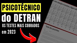 PSICOTECNICO DETRAN 2023 – Testes de atenção  Exames psicológicos  Avaliação Psicológica Detran [upl. by Tinya]