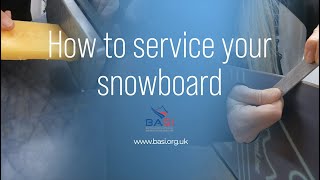 How to service your Snowboard [upl. by Neeoma975]