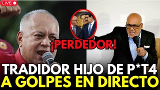 ¡URGENTE ACABA DE PASAR Diosdado Cabello INSULTA SIN PIEDAD a Jorge Rodríguez y ACABAN A GOLPES [upl. by Maureene]