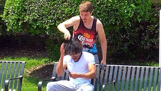 Shaving Peoples Heads Prank [upl. by Nileve408]